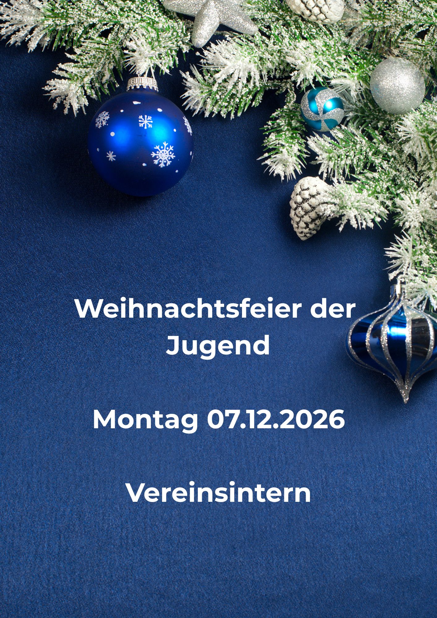 Weihnachtsfeier Jugend